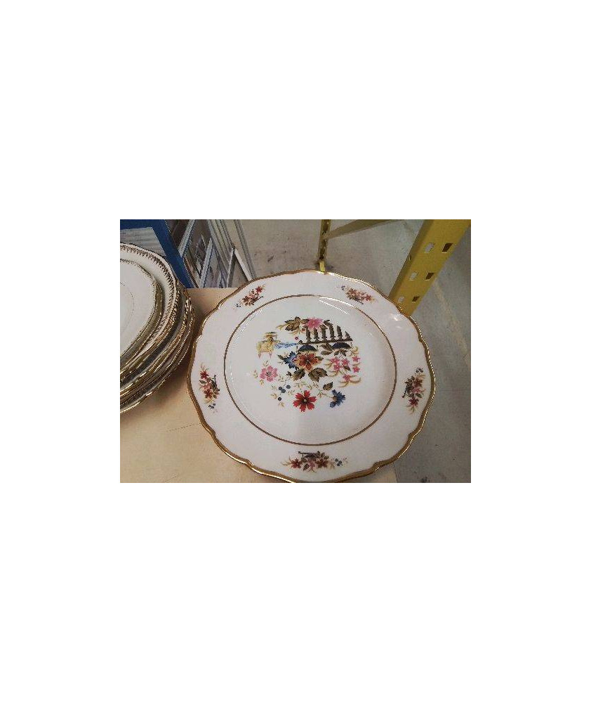 ASSIETTE MOTIF FLORAL 