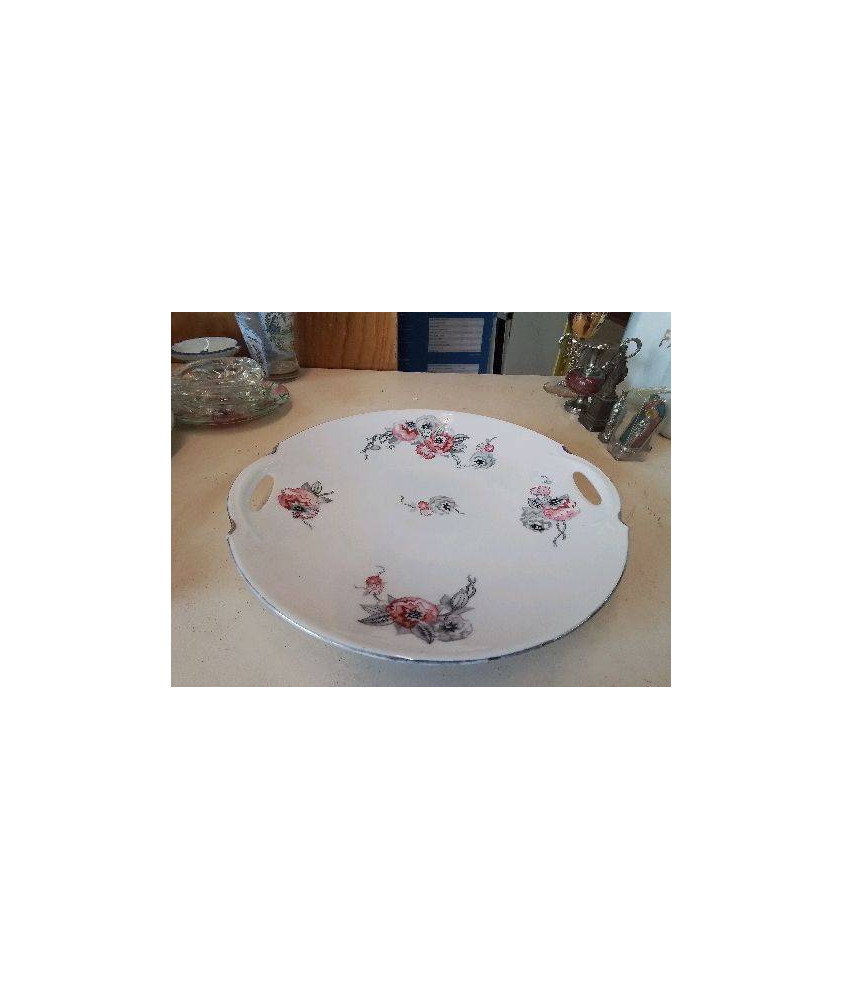 PLAT MOTIF FLORAL 