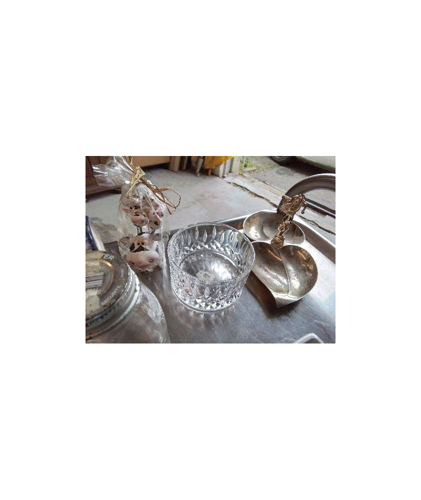 DESSOUS DE BOUTEILLE EN CRISTAL 