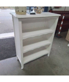 MEUBLE A ETAGERES PEINT BLANC