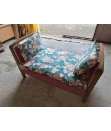 BANQUETTE MOTIF FLORAL