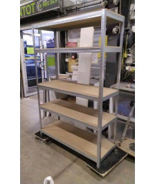ETAGERE 5 TABLETTES  H.180 X L.120