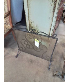 PARE FEU DE CHEMINÉE FER FORGÉ 