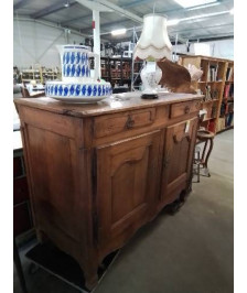 BUFFET MOULURÉ REGENCE XVIIIE  2 TIROIRS 2 PORTES