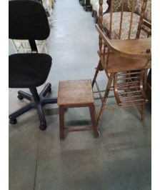 PORTE PLANTE CARRÉ BOIS A ENTRETOISE 