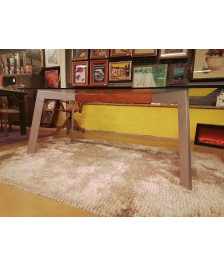 TABLE MODERNE CALLAGARIS 180X90 VERRE 