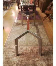 TABLE MODERNE CALLAGARIS 180X90 VERRE 