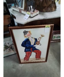 HULE SUR TOILE CLOWN 