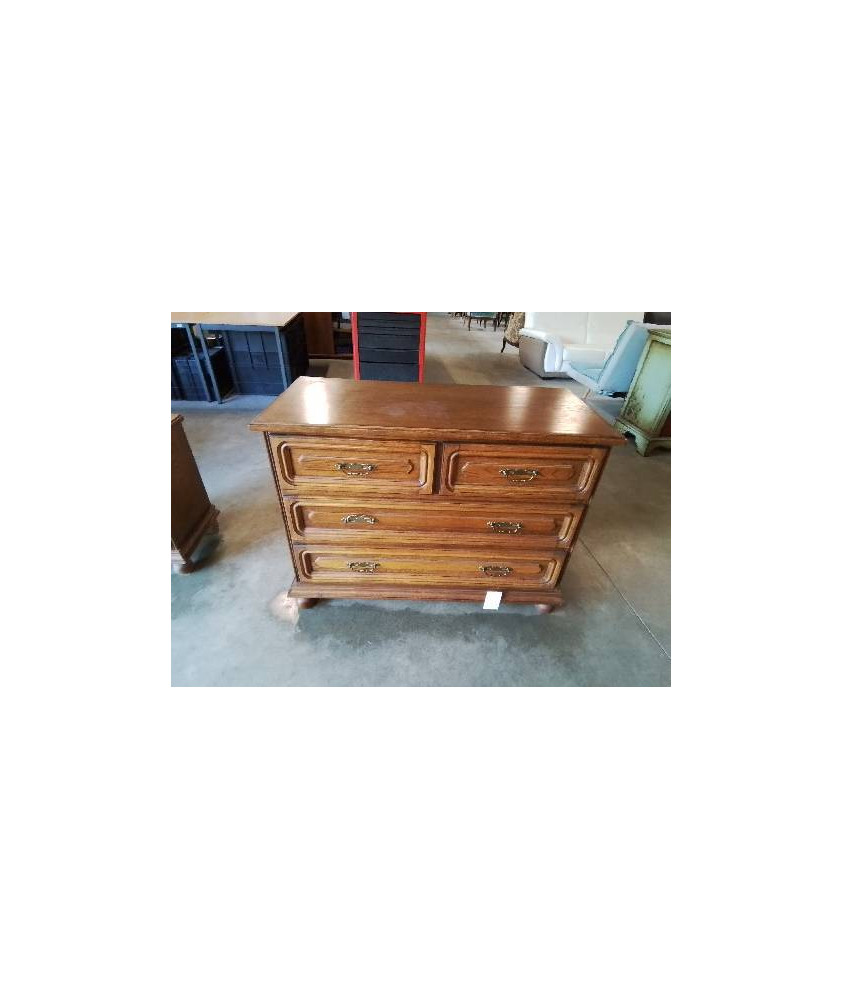 COMMODE MOULUREE 4 TIROIRS STYLE RÉGENCE 