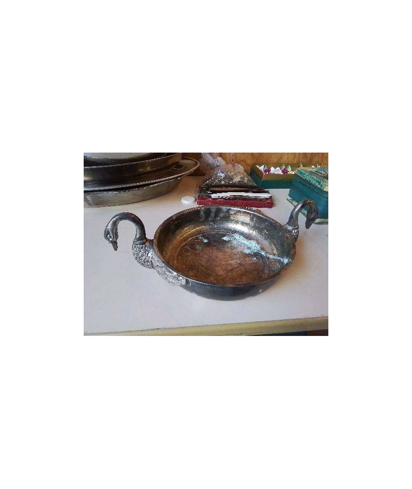 PLATEN METAL ARGENTÉ 