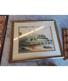 AQUARELLE D’UN VILLAGE PERCHÉ 