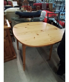 TABLE PIN PIEDS TOURNES