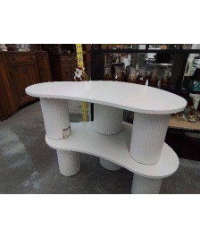 TABLE DE SALON DESIGN CONTEMPORAIN PIED ABIMÉ REF:OVI010495140-A-MM