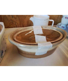 PLAT A TERRINE EN GRÈS 