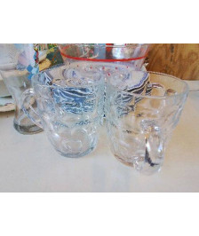 LOT DE 2 CHOPPES A BIERE