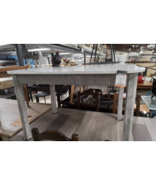 TABLE BLANC GRIS +1 ALLONGE