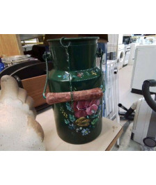 POT A LAIT EN TOLE ÉMAILLÉE 