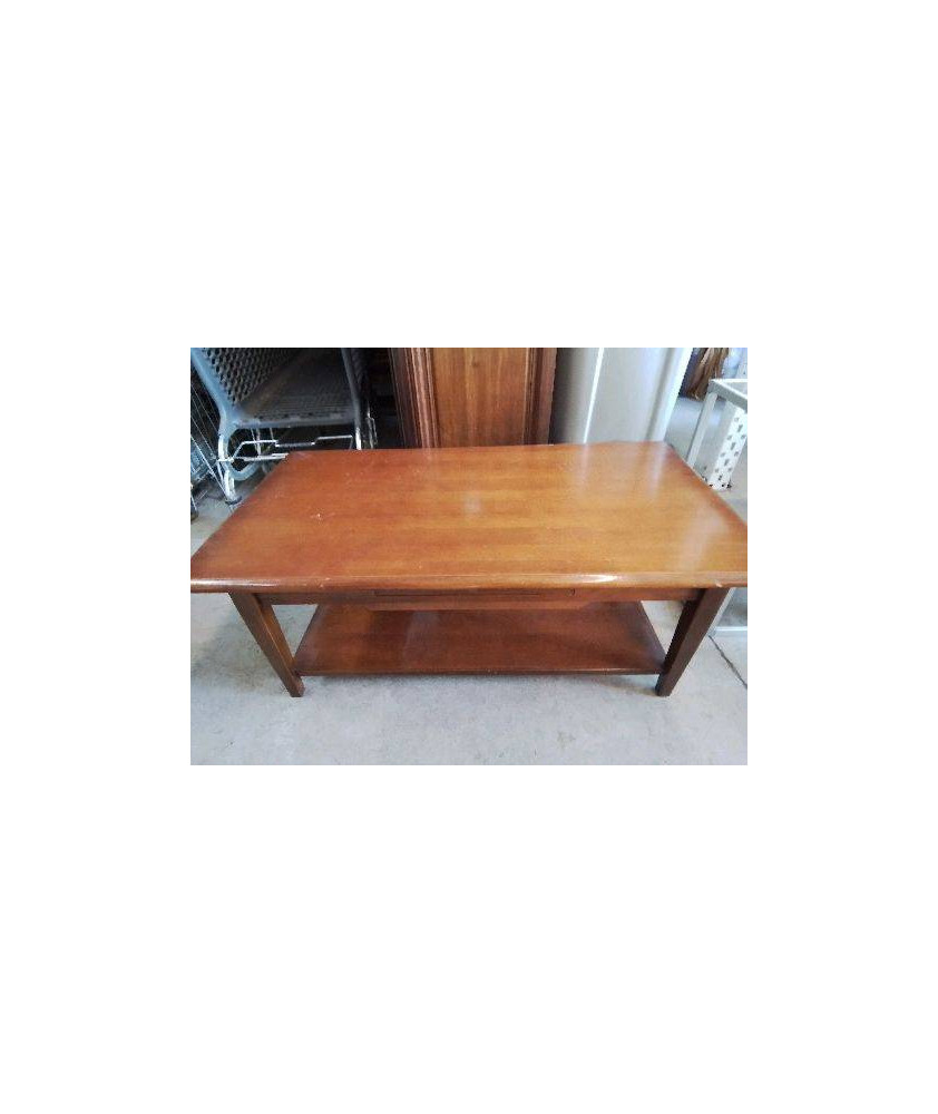 TABLE BASSE EN MERISIER 