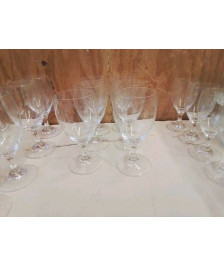 LOT DE 6 VERRES VIN ROUGE