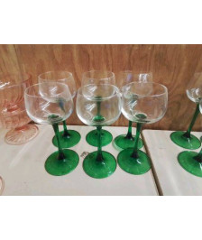 LOT DE 6 VERRES À VIN D’ALSACE