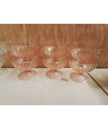 LOT DE 6 COUPES À GLACE 