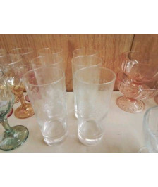 LOT DE 6 VERRE À JUS 