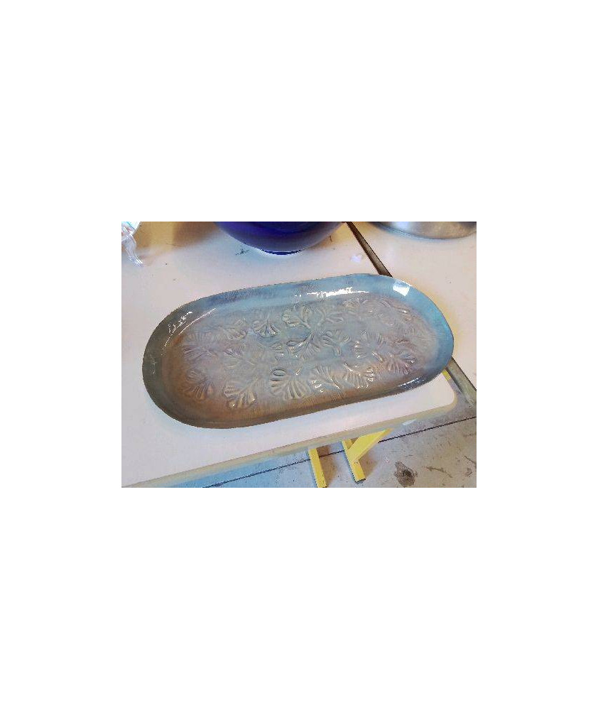 PLATEAU TOLE ÉMAILLÉE 