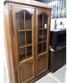 VITRINE 2 PORTES 2 TIROIRS