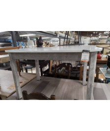 TABLE BLANC GRIS +1 ALLONGE