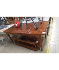 TABLE 1M80 BOIS MASSIF AVEC ALLONGE