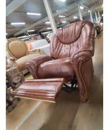 FAUTEUIL RELAX MANUEL BOIS DE ROSE