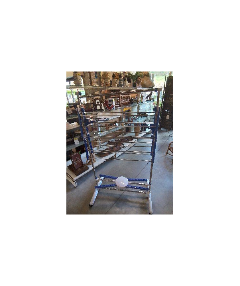 SECHOIR SOUFFANT ÉLECTRIQUE A ROULETTES RÉSINE ET MÉTAL