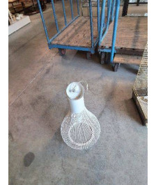 SUSPENSION MÉTAL BLANC FILAIRE 