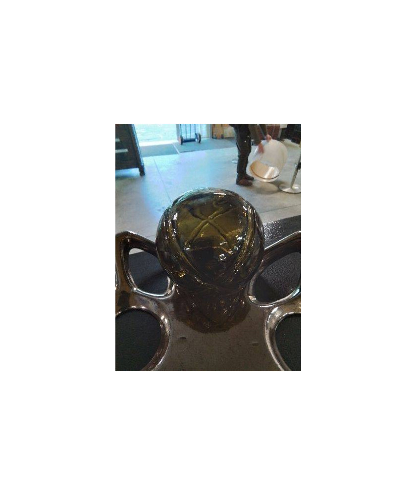 BOULE VERRE SOUFFLÉ TEINTÉ VERT