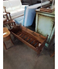 BERCEAU BOIS DÉBUT FIN XIXE 