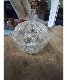 BONBONNIÈRE CRISTAL TAILLÉ 