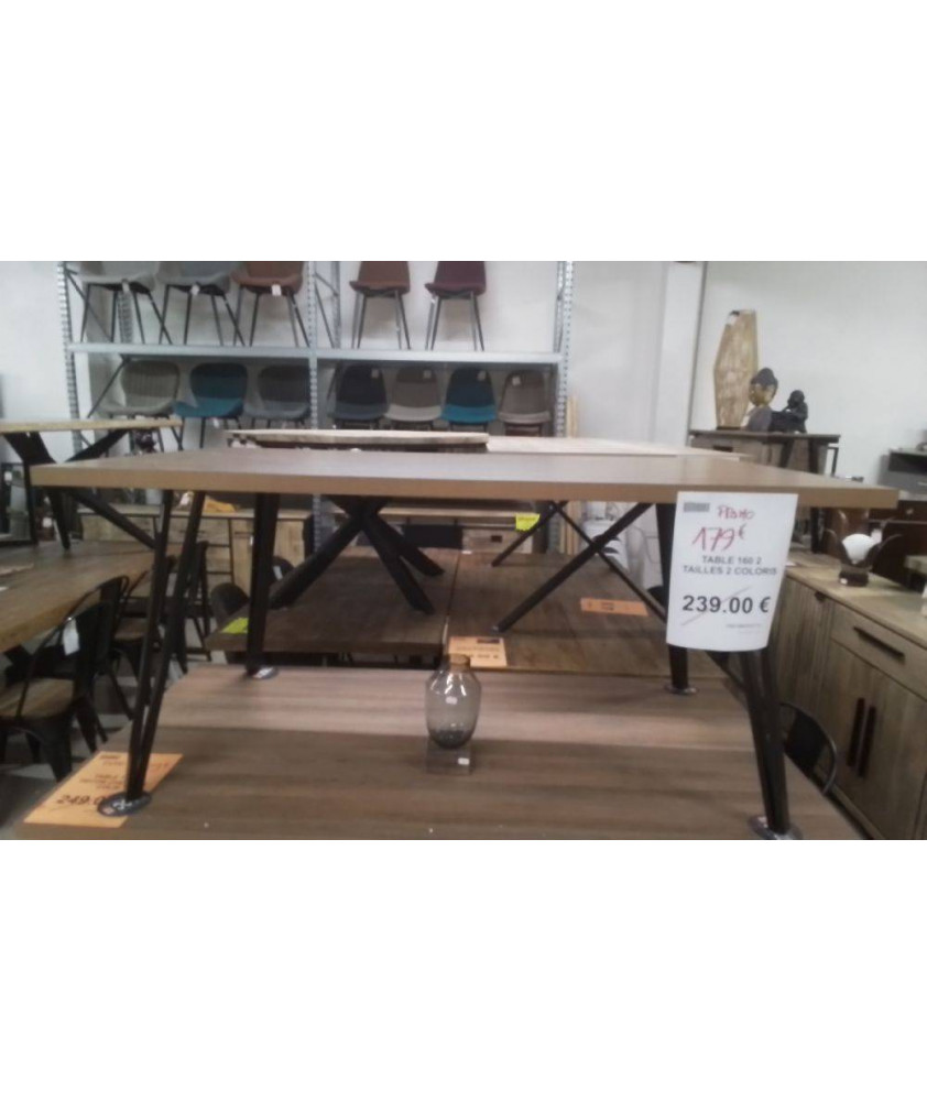 TABLE 160 2 TAILLES 2 COLORIS