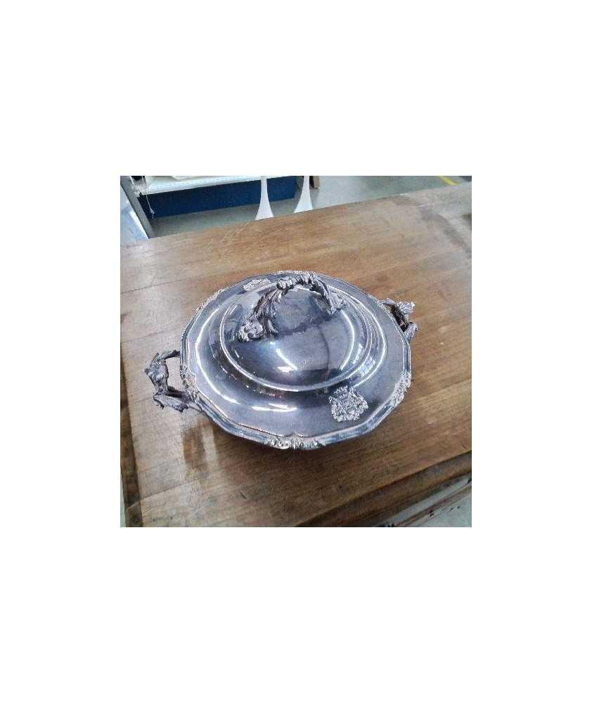 SOUPIERE METAL ARGENTÉ 