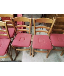 CHAISE PAILLÉE AVEC GALETTE