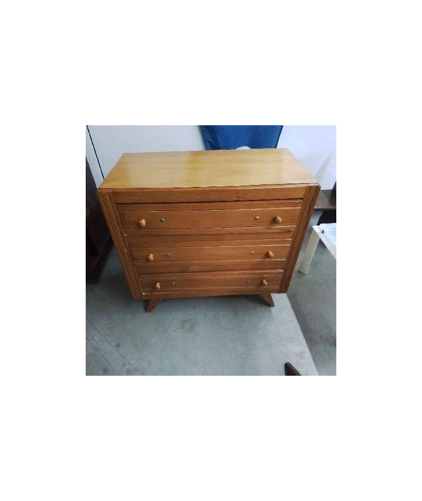 COMMODE 3 TIROIRS VINTAGE