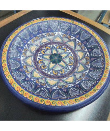 PLAT QUIMPER DECOR ORIENTAL