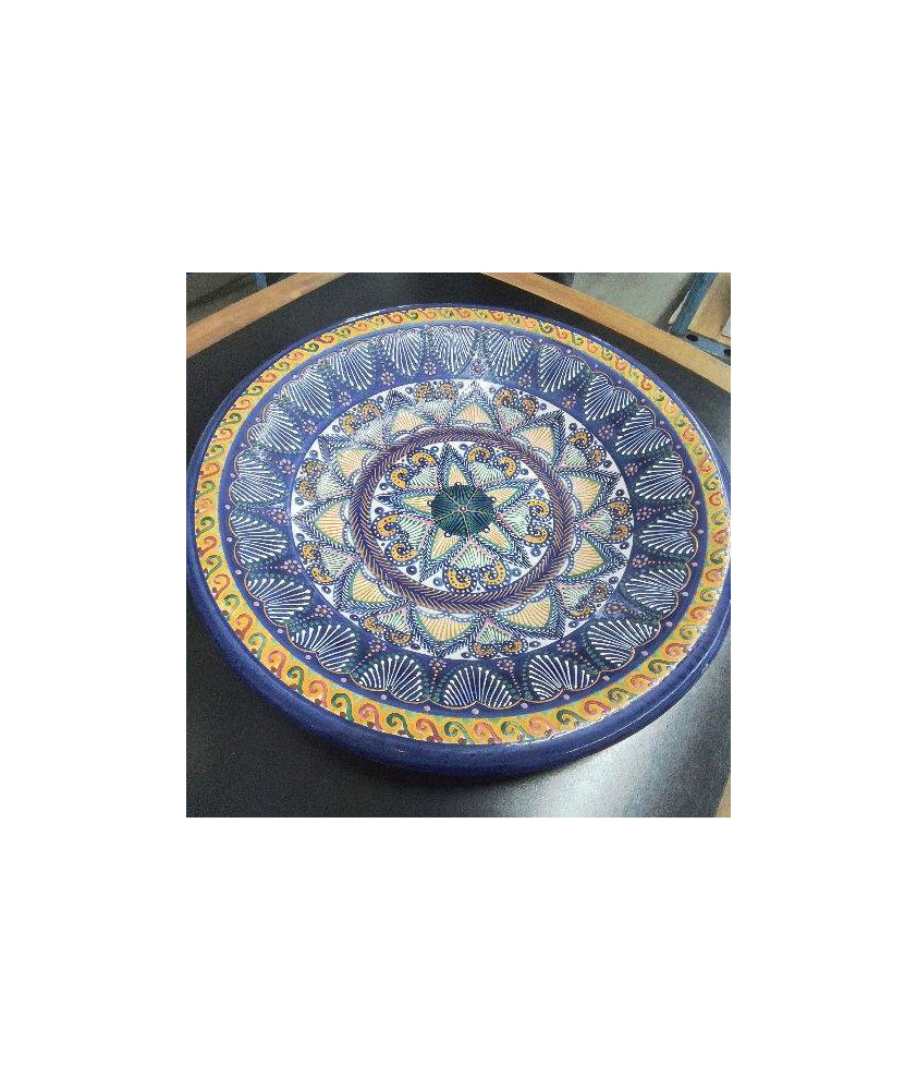 PLAT QUIMPER DECOR ORIENTAL