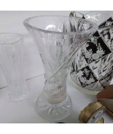 VASE CRISTAL TAILLÉ 