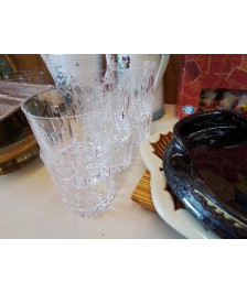 LOT DE 6 VERRES A WHISKY EN CRISTAL 