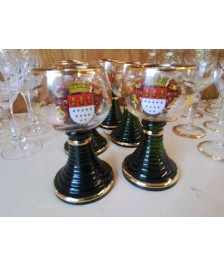 LOT DE 8 VERRES A VIN ALLEMAND
