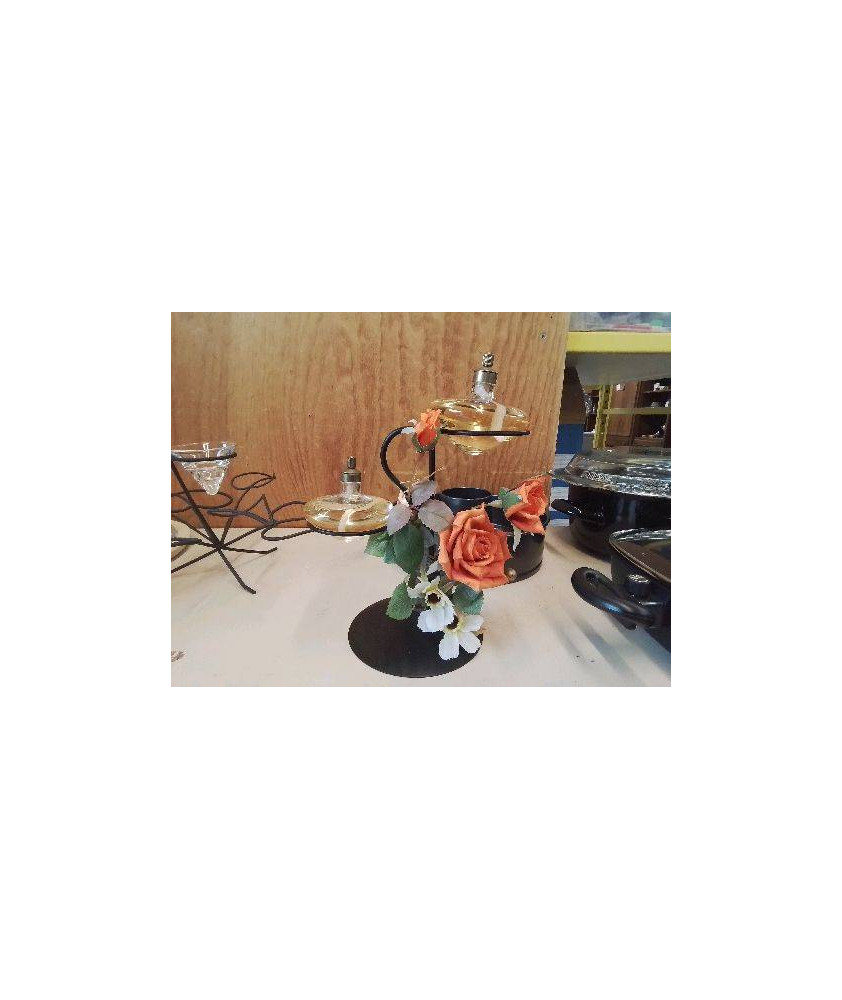 DIFFUSEUR PIED MOTIF FLORAL 