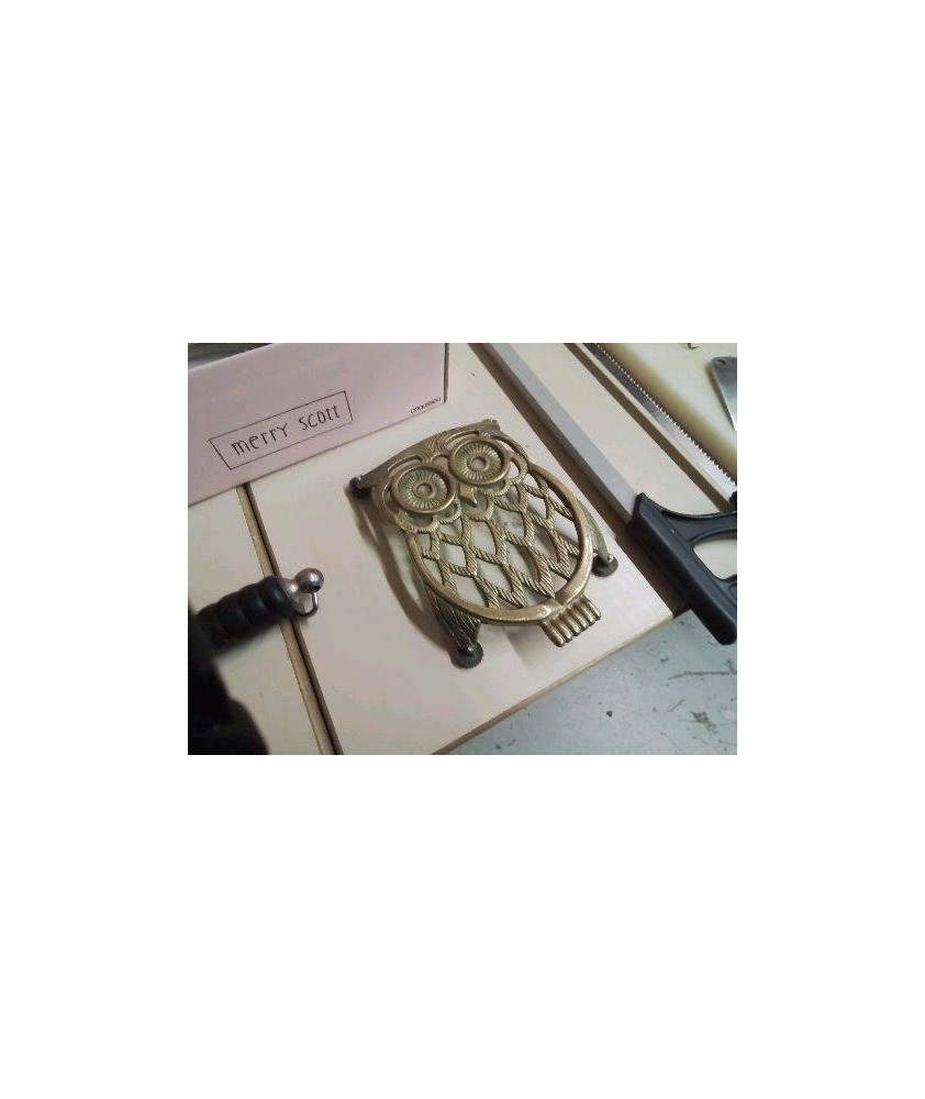 DESSOUS DE PLAT HIBOU