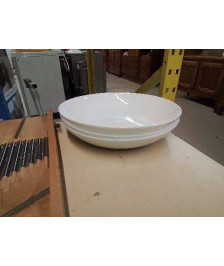 LOT DE 3 ASSIETTE CREUSE 