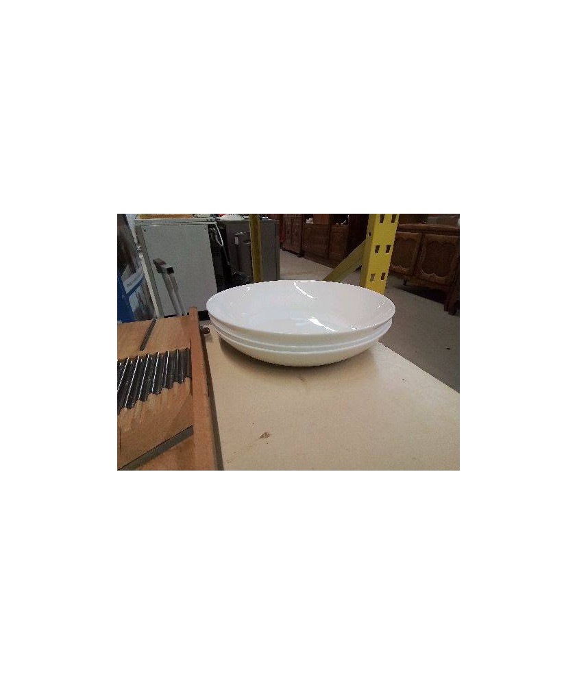 LOT DE 3 ASSIETTE CREUSE 