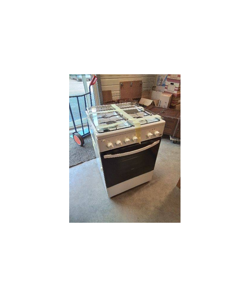 CUISINIÈRE ÉLECTRIQUE MIXTE GAZ DE VILLE 4 FEUX FAURE FCM6501CWA